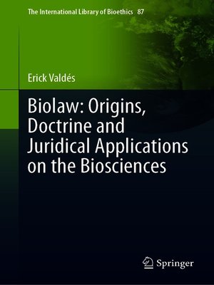cover image of Biolaw